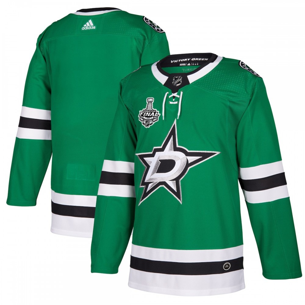 Dallas Stars adidas 2020 Stanley Cup Final Bound Authentic Patch Jersey - Kelly Green-Pro Kit Vault | Brand New 26/27 Sports Jerseys